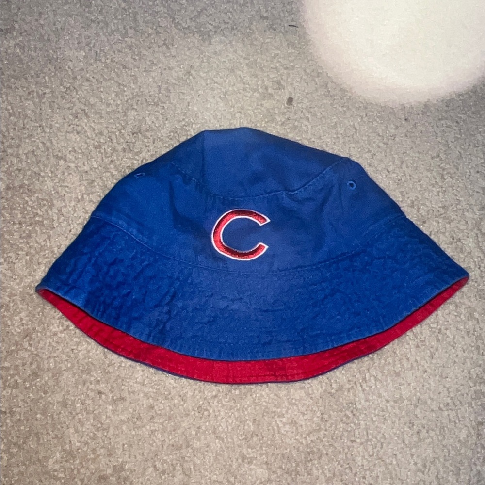 Kids cubs Blue and Red Bucket Hat